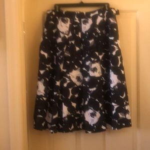 Anne Klein print skirt